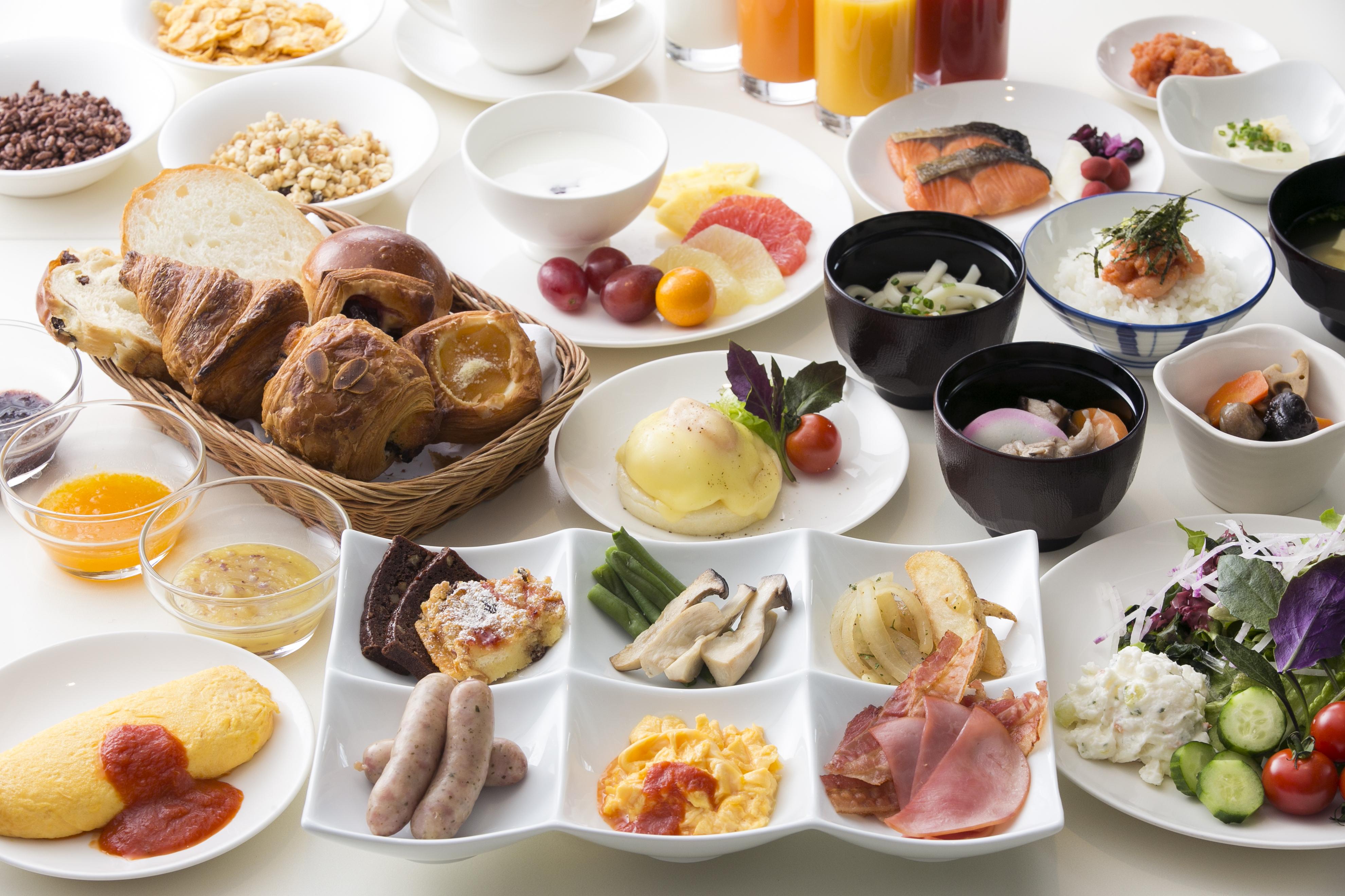 Hotel Nikko Fukuoka Φουκουόκα Εξωτερικό φωτογραφία A Japanese breakfast