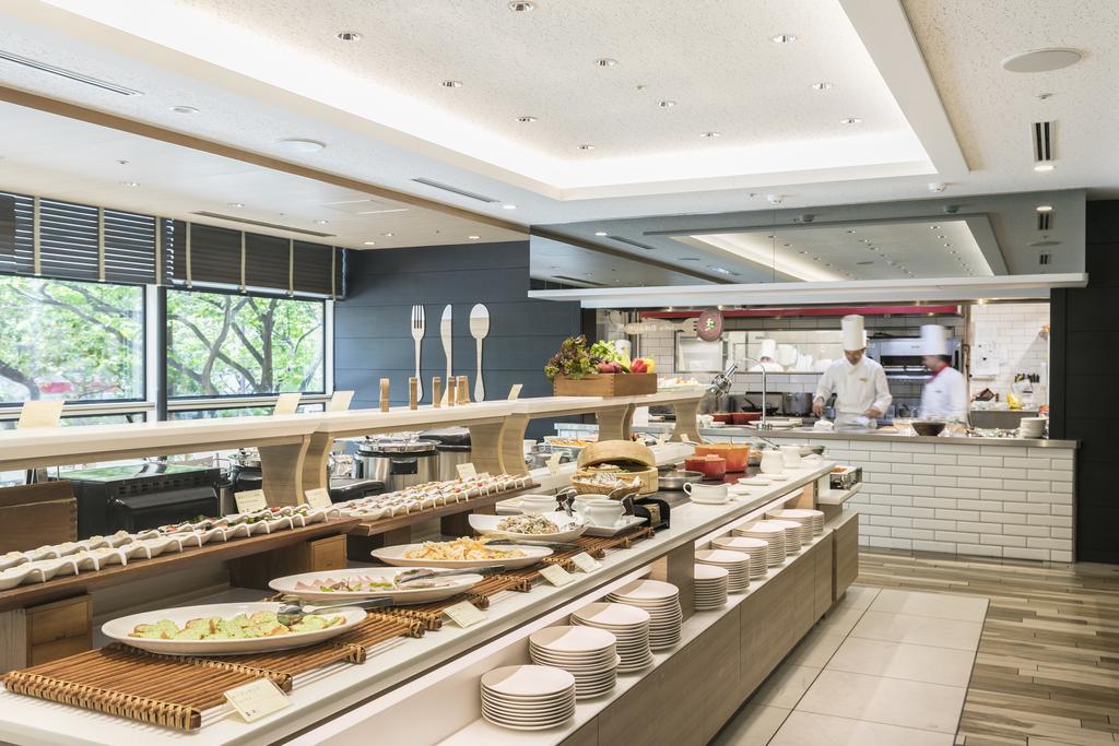Hotel Nikko Fukuoka Φουκουόκα Εξωτερικό φωτογραφία A buffet at a hotel